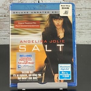 Salt (Deluxe Unrated Edition) [Blu-ray] 2010‎ Angelina Jolie, Liev Schreiber